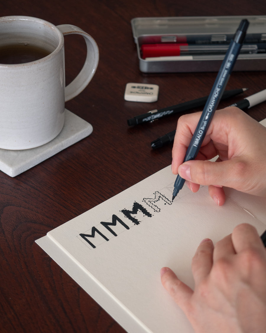 Creative lettering set - by Caran d'Ache x Rylsee