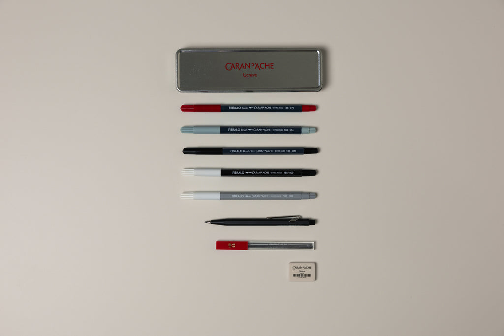 Coffret calligraphie/lettering - de Caran d'Ache x Rylsee