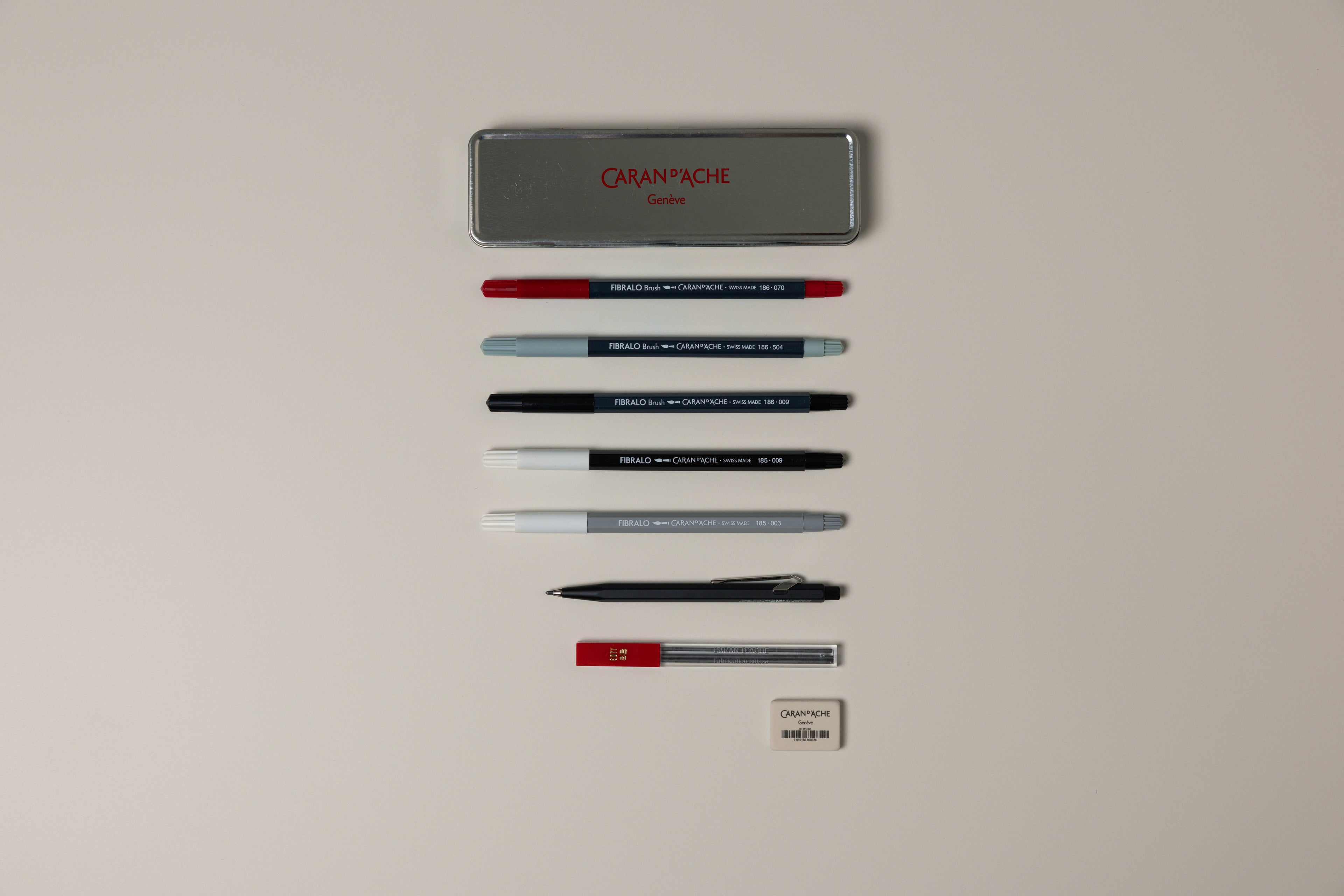 Lettering set - from Caran d'ache x Rylsee