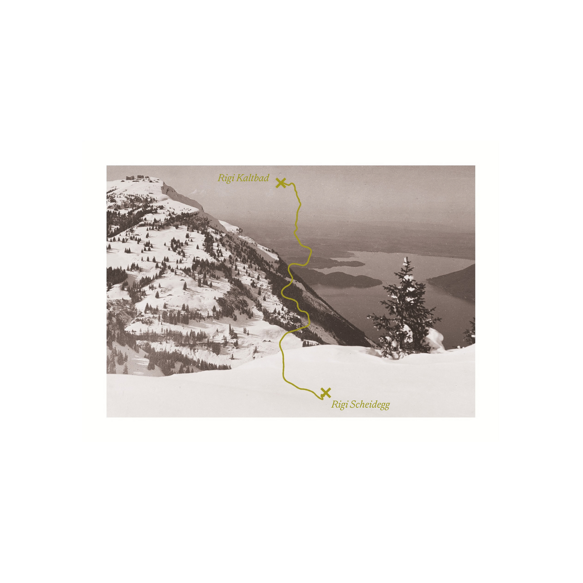 Carte Randonnée hivernale 