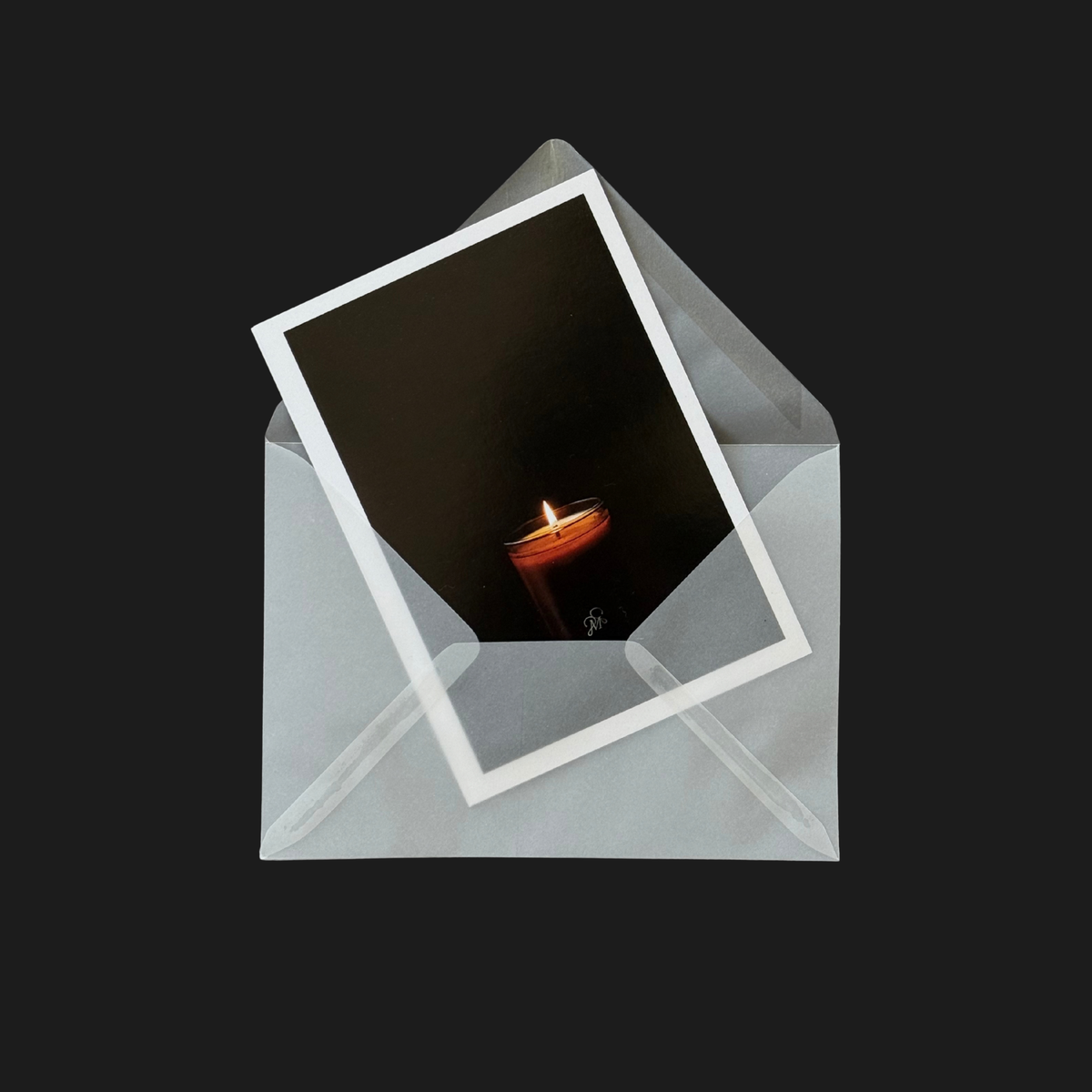 Signature Candle Greeting card