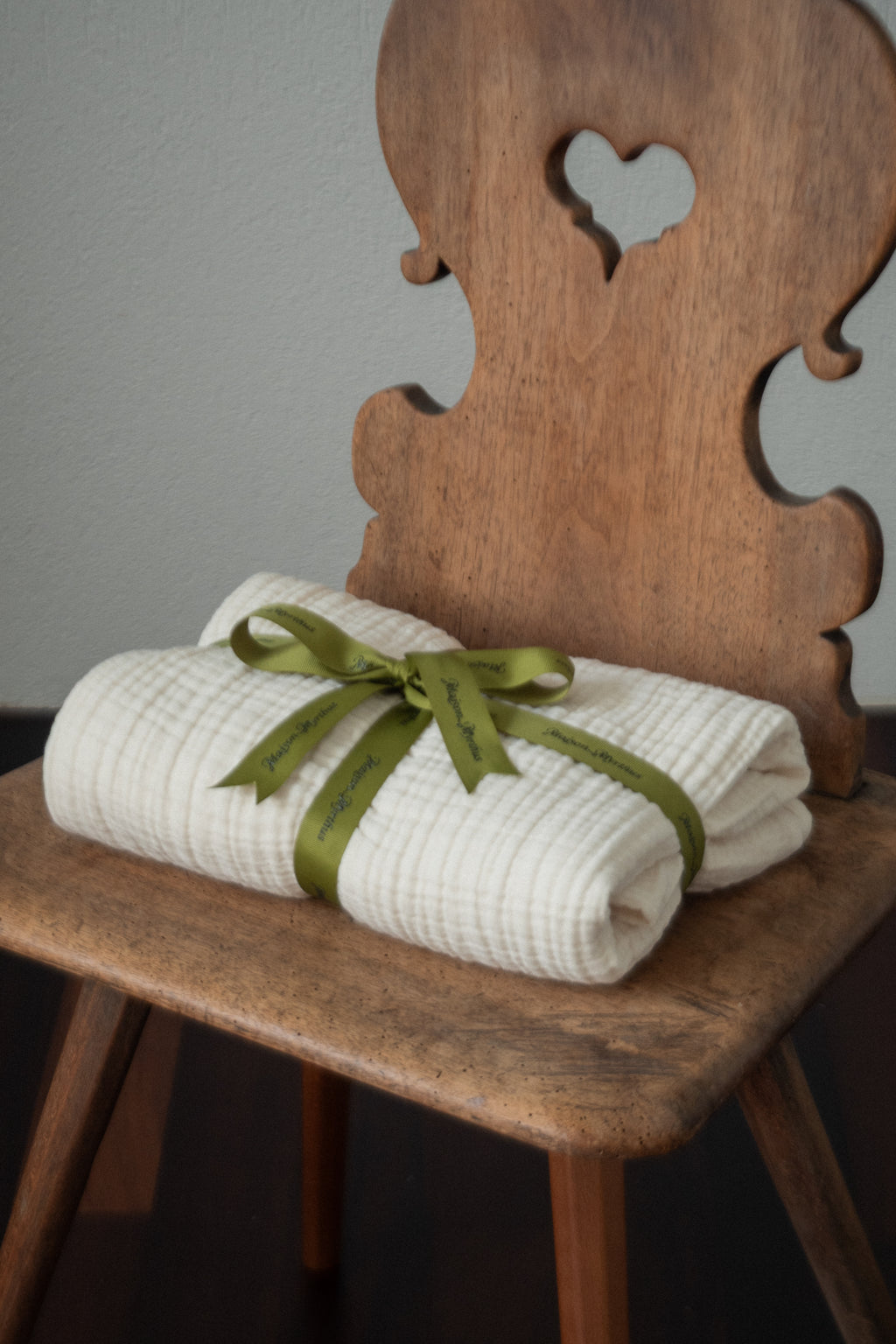 Organic cotton Muslin Blanket - by Maison Myrthus x BSZ Stiftung