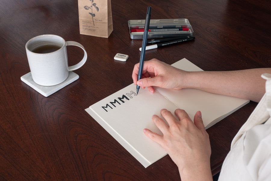Creative lettering set - by Caran d'Ache x Rylsee