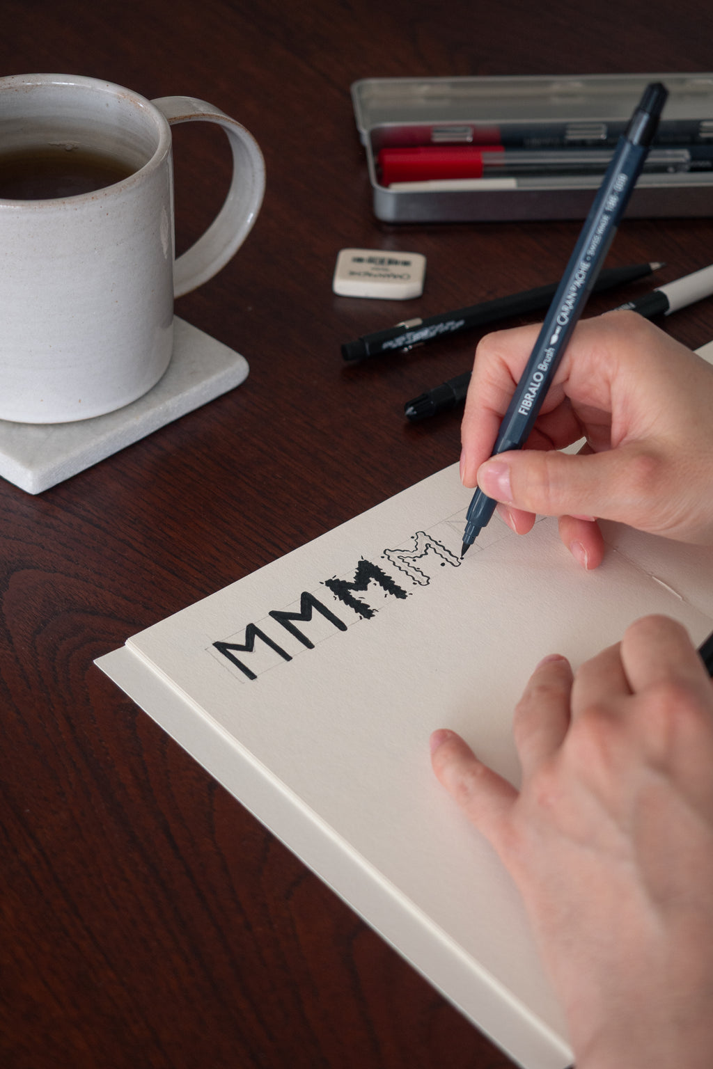The Creative Pause | Lettering class gift box