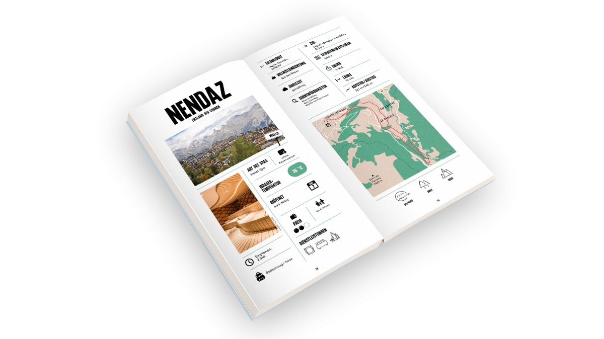 Hiking Spa in Switzerland - Book by Helvetiq